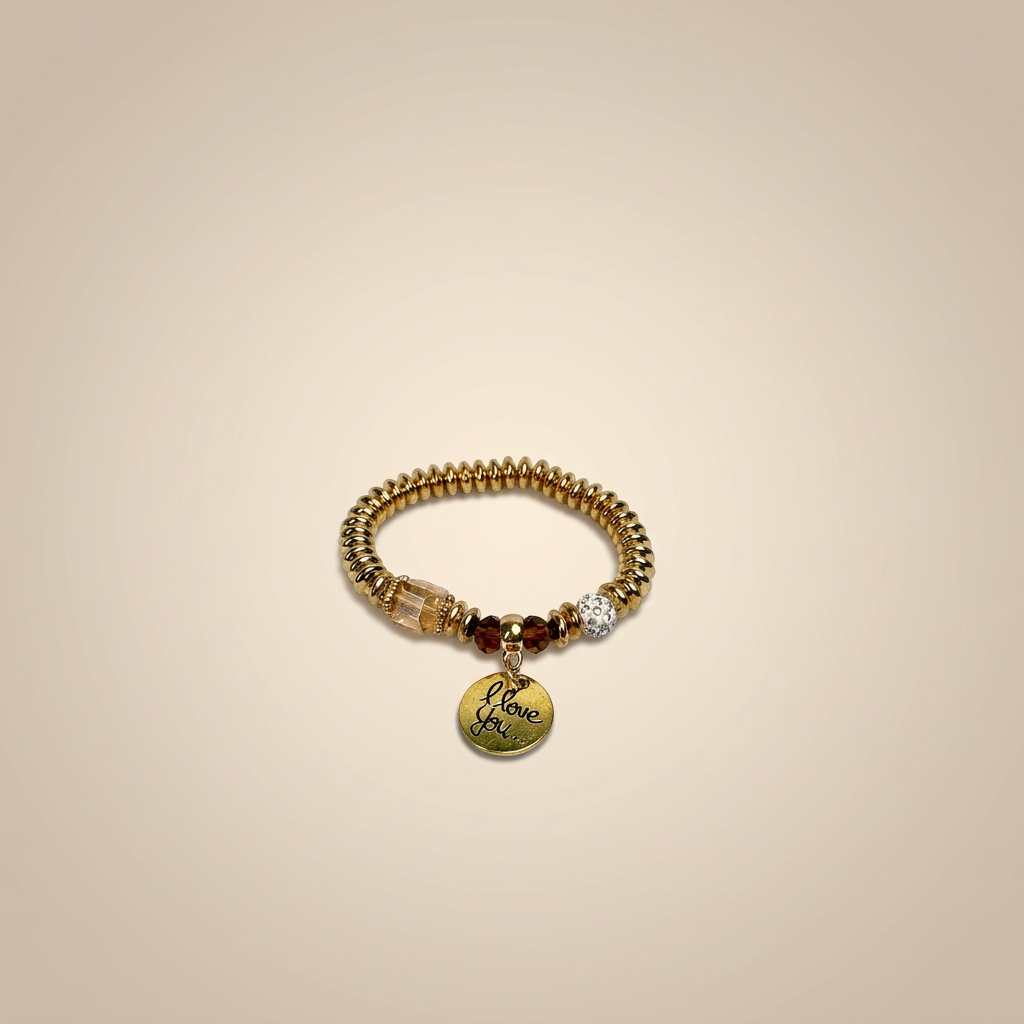 I Love You Charm Bracelet - Image 1