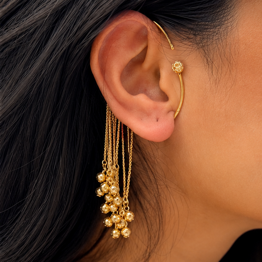 Sunehri Leher Earrings