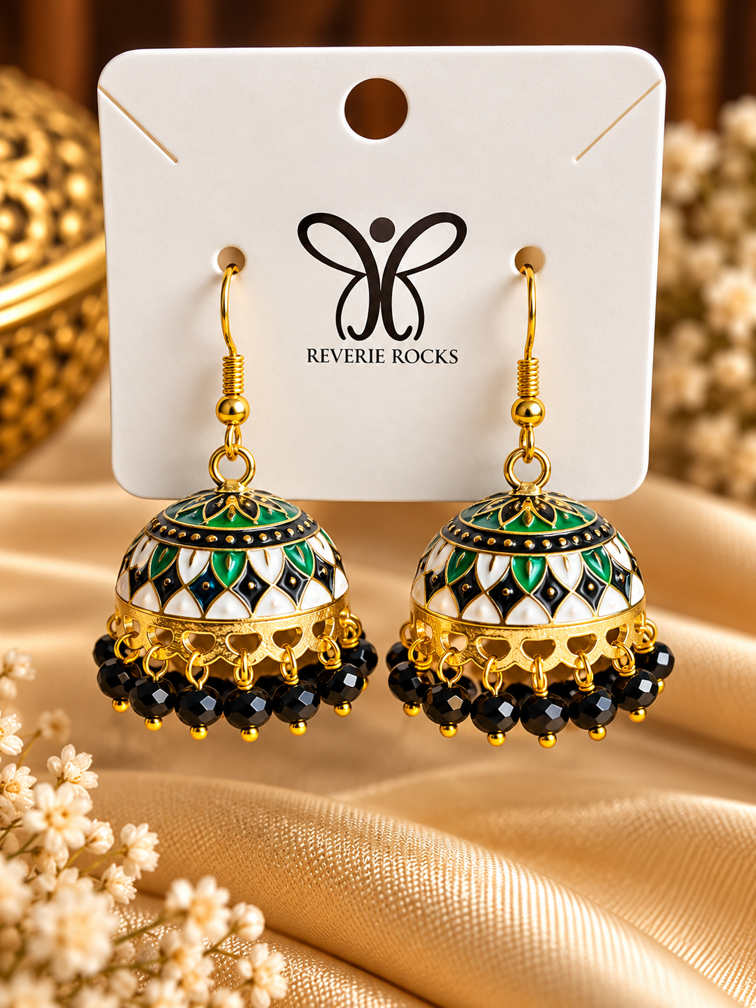 Rangreza Multicolour Jhumkas
