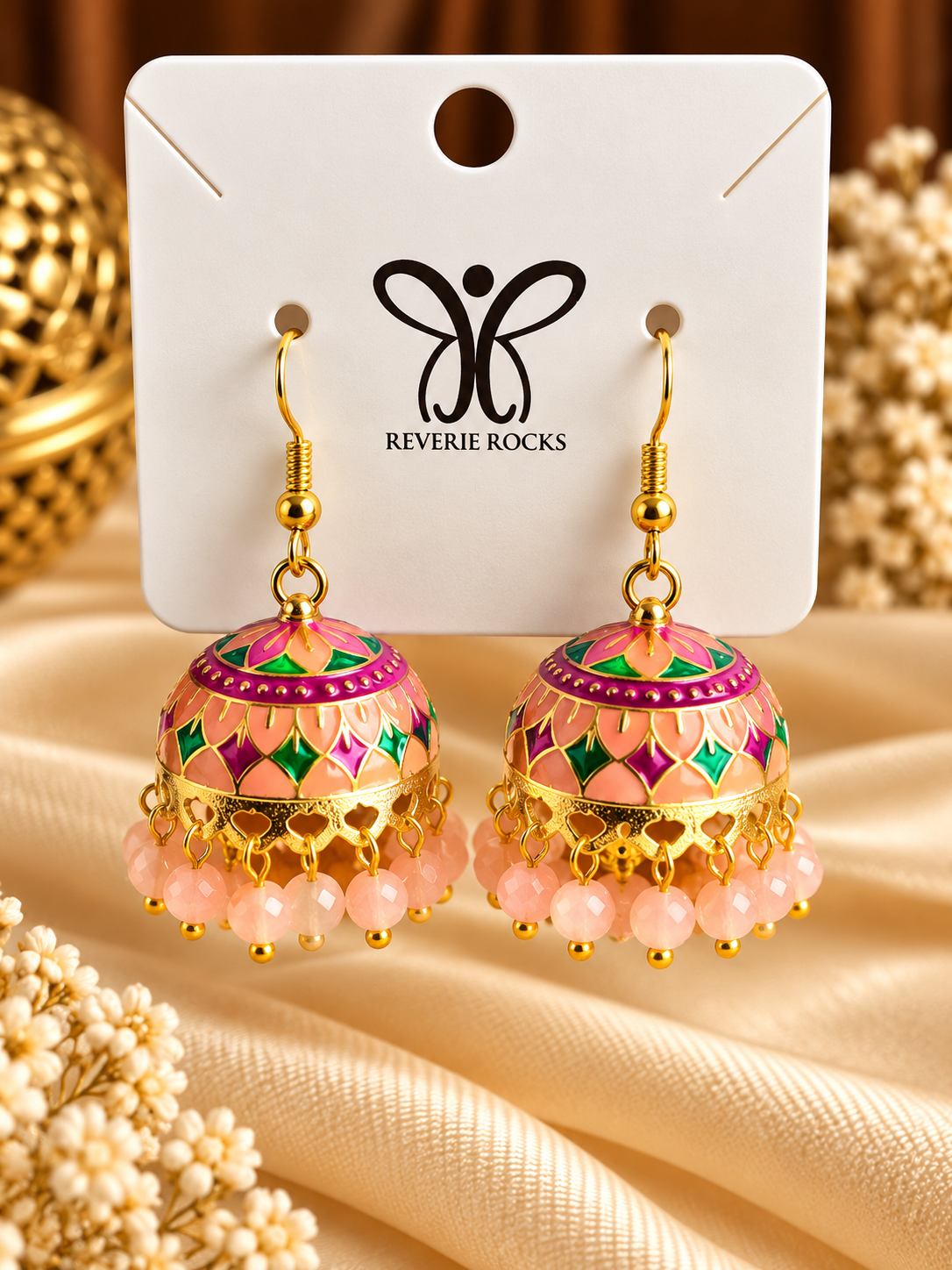 Rangreza Multicolour Jhumkas