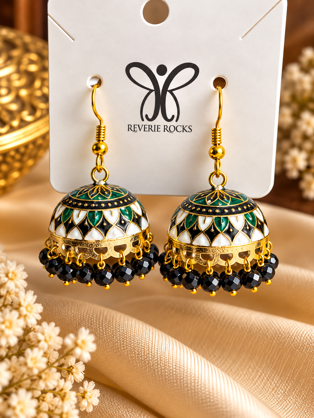 Rangreza Multicolour Jhumkas