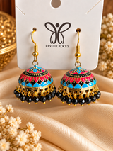Rangreza Multicolour Jhumkas