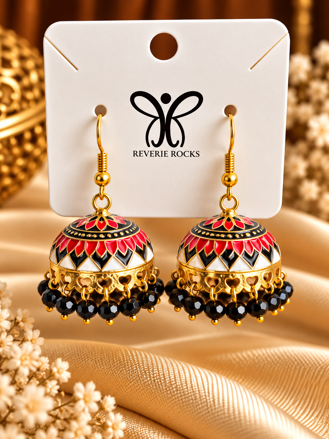 Rangreza Multicolour Jhumkas