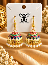 Rangreza Multicolour Jhumkas