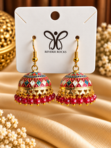 Rangreza Multicolour Jhumkas