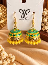 Rangreza Multicolour Jhumkas