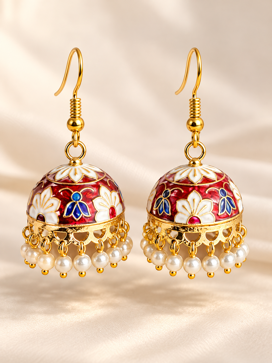 Rangreza Multicolour Jhumkas