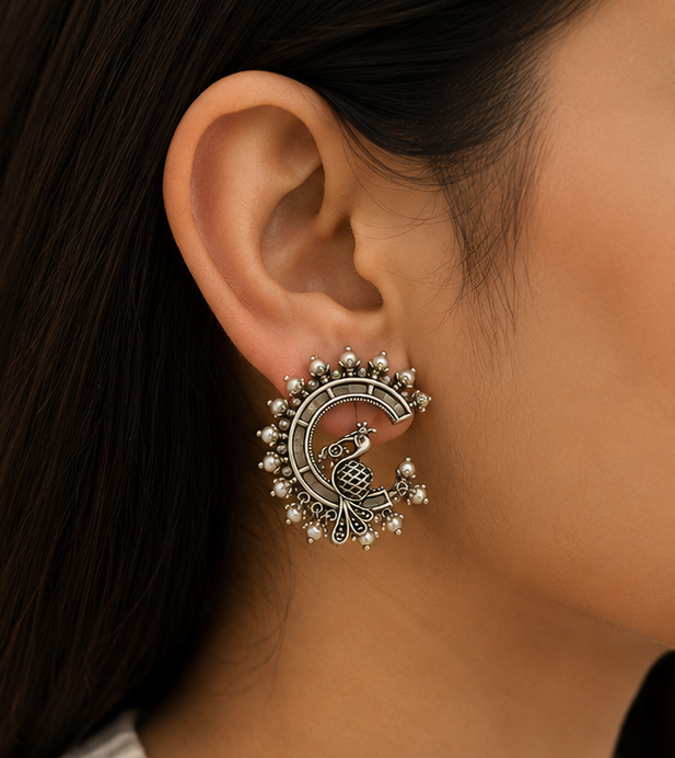 Rajsi Mayuri Jhumkas