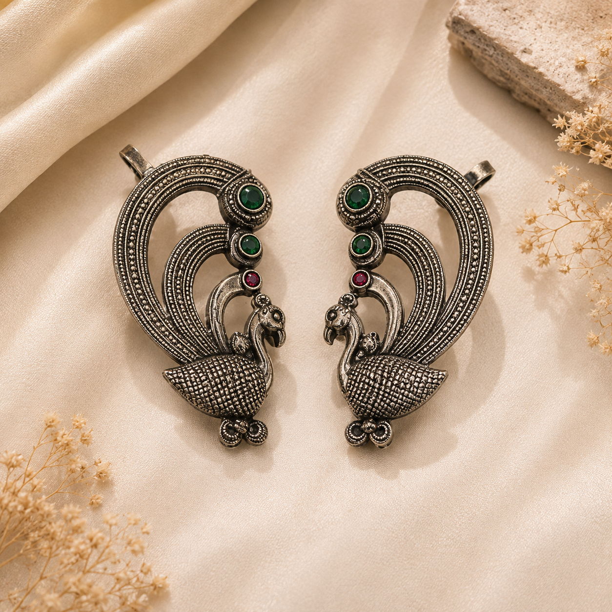 Kashmiri Shahi Mayur Cuffs