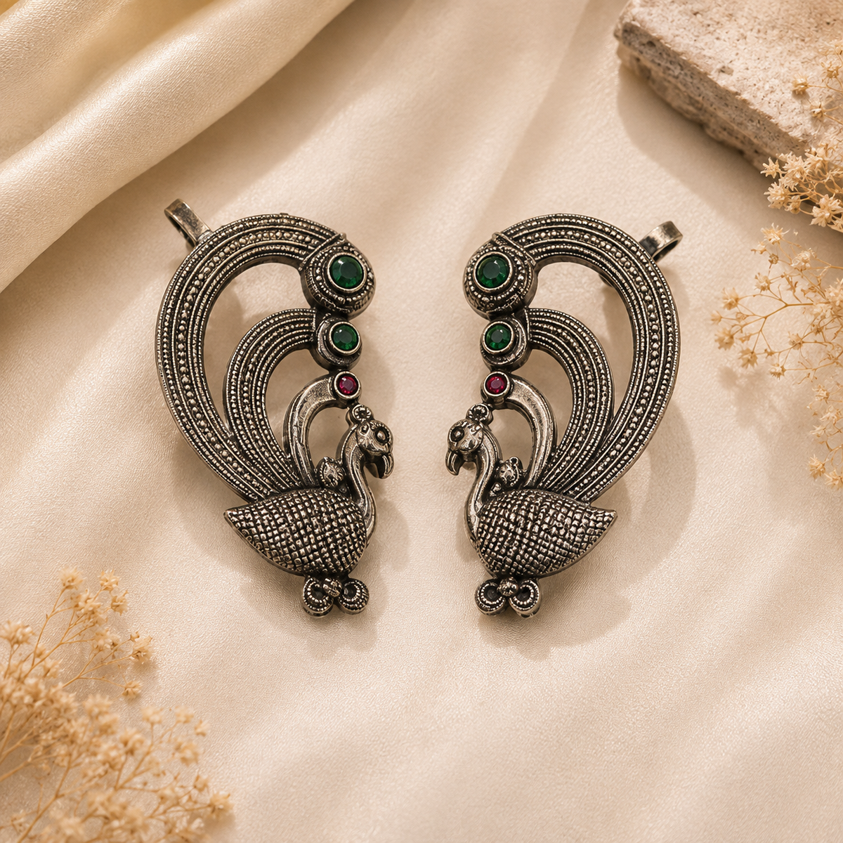 Kashmiri Shahi Mayur Cuffs