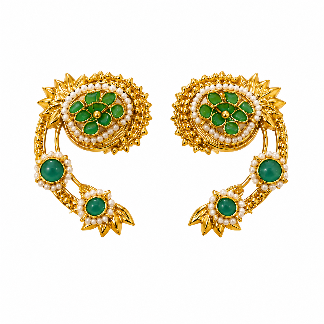 Meenakari Mayuri Drops