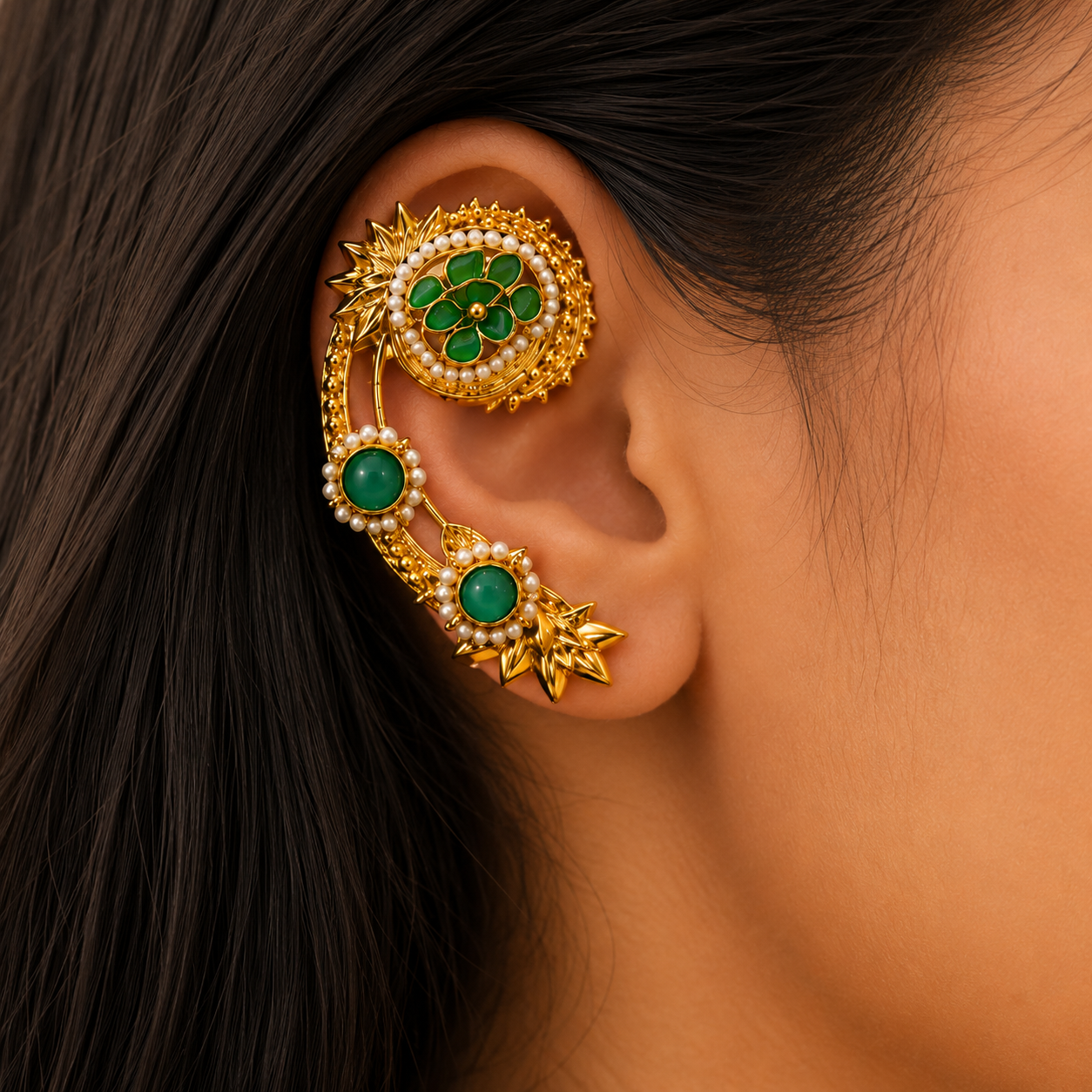 Meenakari Mayuri Drops