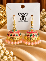 Rangreza Multicolour Jhumkas