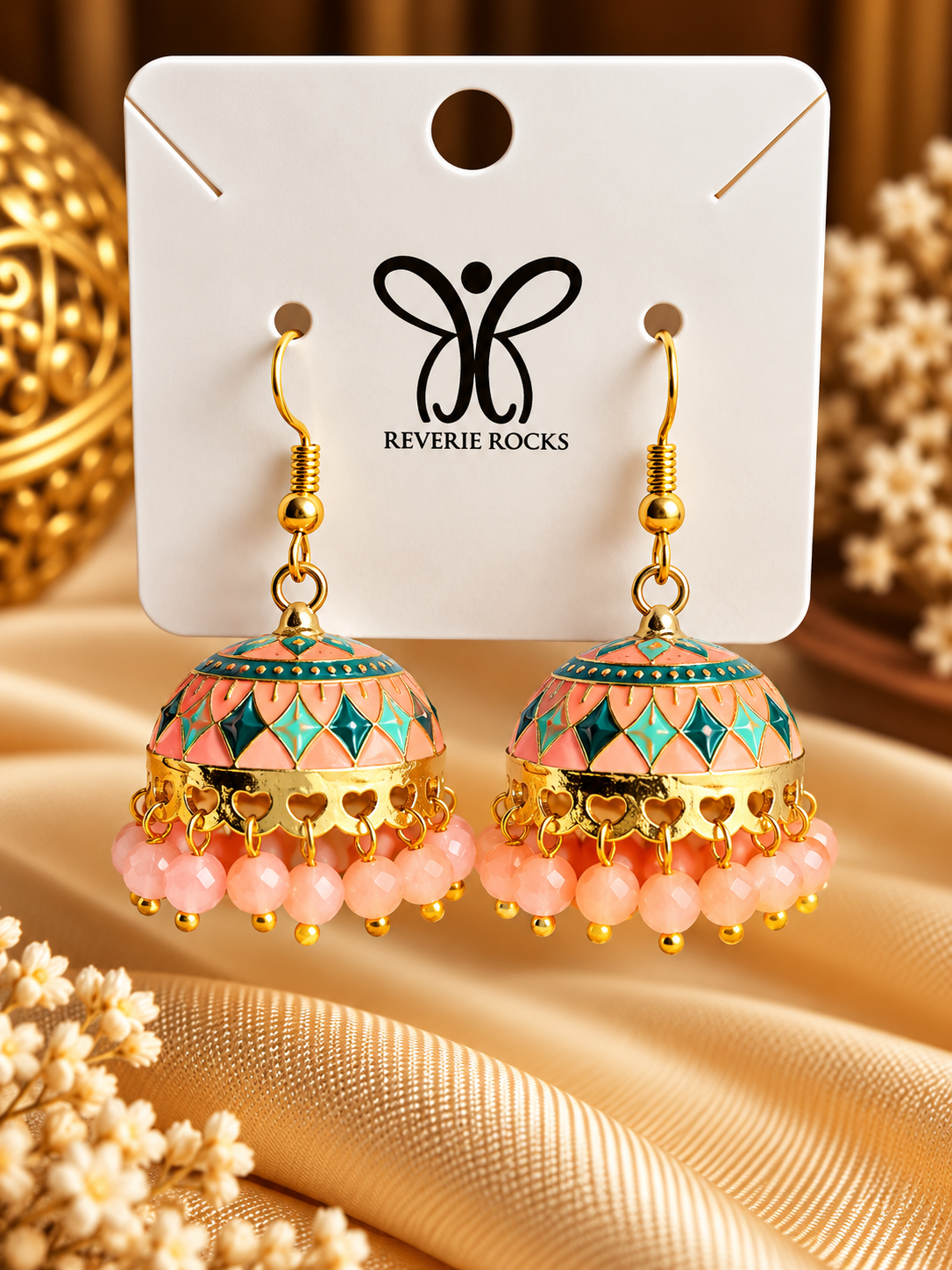 Rangreza Multicolour Jhumkas