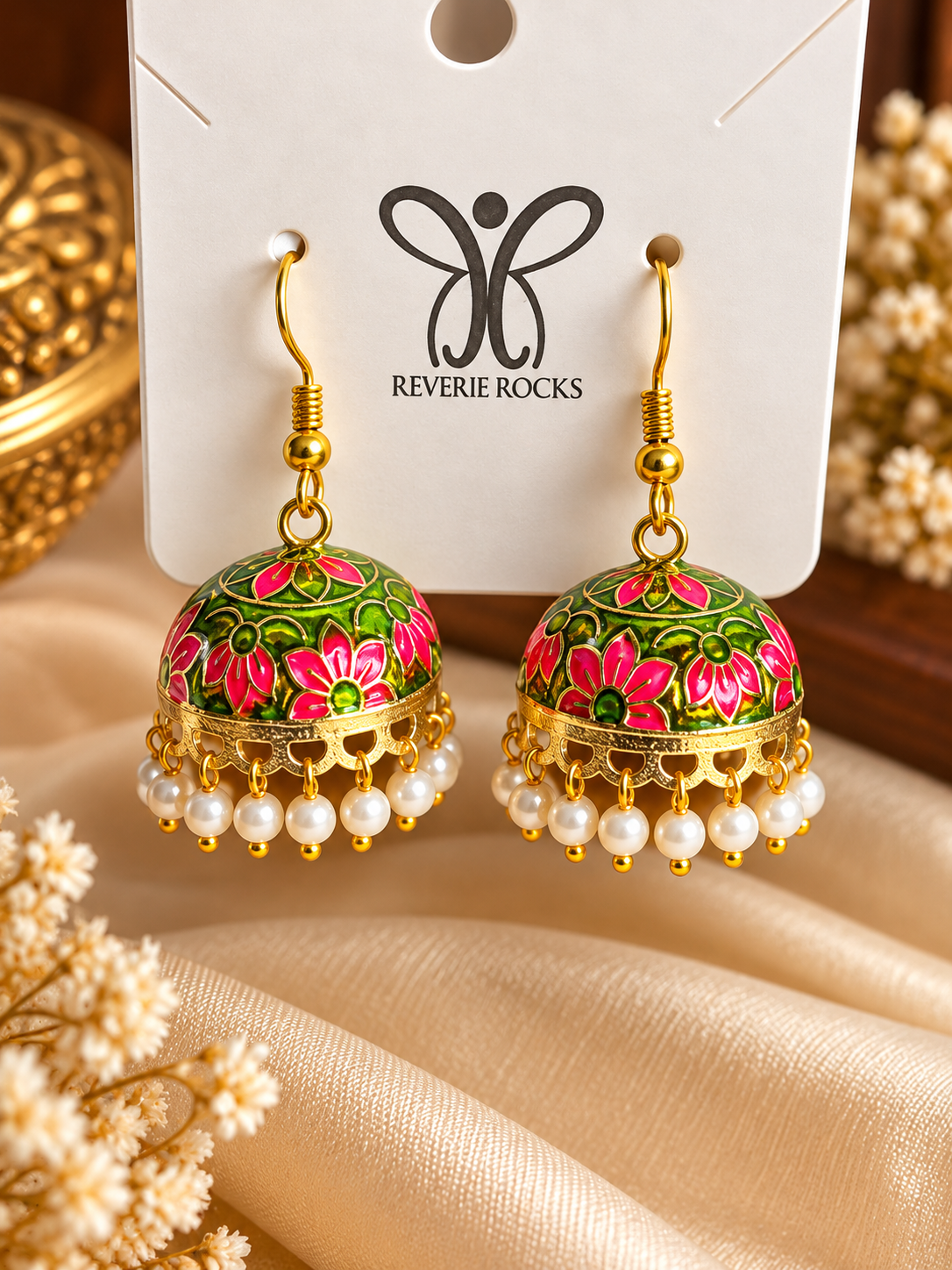 Rangreza Multicolour Jhumkas
