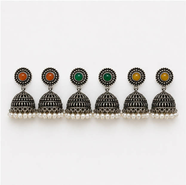 Rang-E-Noor Jhumkas