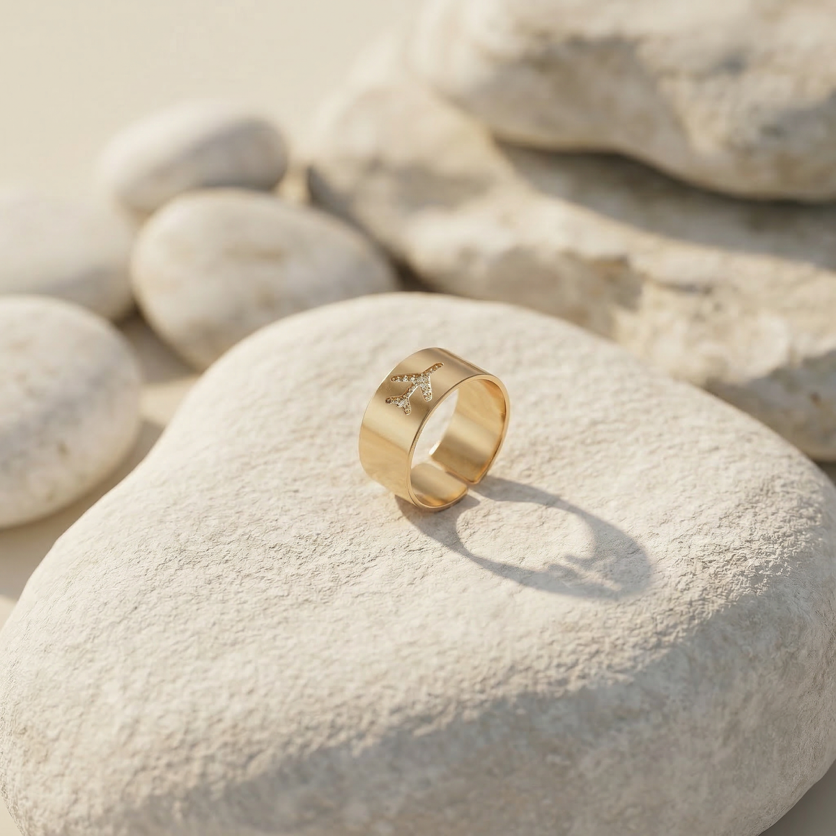 Airplane Cutout Band Ring - Image 4