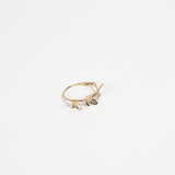 Butterfly Charm Hoop Earrings - Image 1