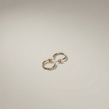 Classic Slim Hoop Earrings - Image 1