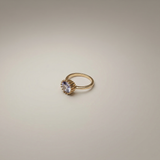 Crystal Crown Solitaire Ring - Image 4