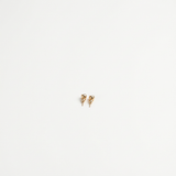 Crystal Solitaire Stud Earrings - Image 2