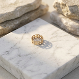 Diamond Lattice Band Ring - Image 1