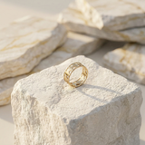 Diamond Lattice Band Ring - Image 4