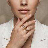 Diamond Lattice Band Ring - Image 5