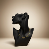 Emerald Baguette Drop Necklace - Image 1