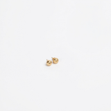 Golden Ball Stud Earrings - Image 2