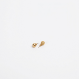 Golden Ball Stud Earrings - Image 3