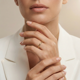 Golden Braided Band Ring - Image 4
