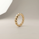 Golden Curb Chain Ring - Image 1