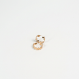 Golden Scallop Hoop Earrings - Image 3