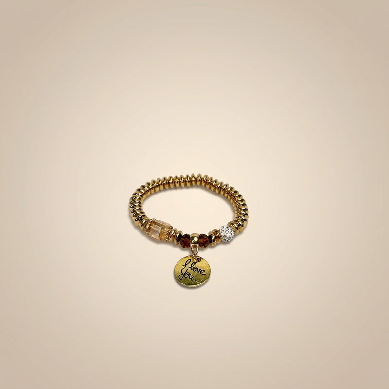 I Love You Charm Bracelet - Image 1