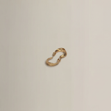 Knotted Double Band Hoop Earrings - Image 1