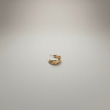 Knotted Double Band Hoop Earrings - Image 2