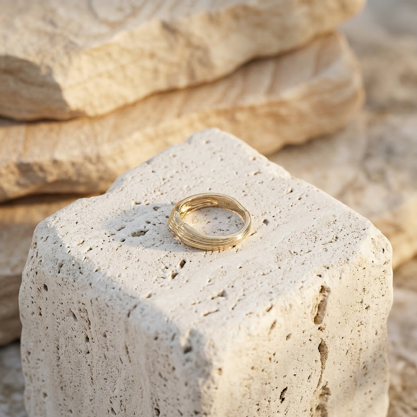 Layered Swirl Band Ring - Image 1