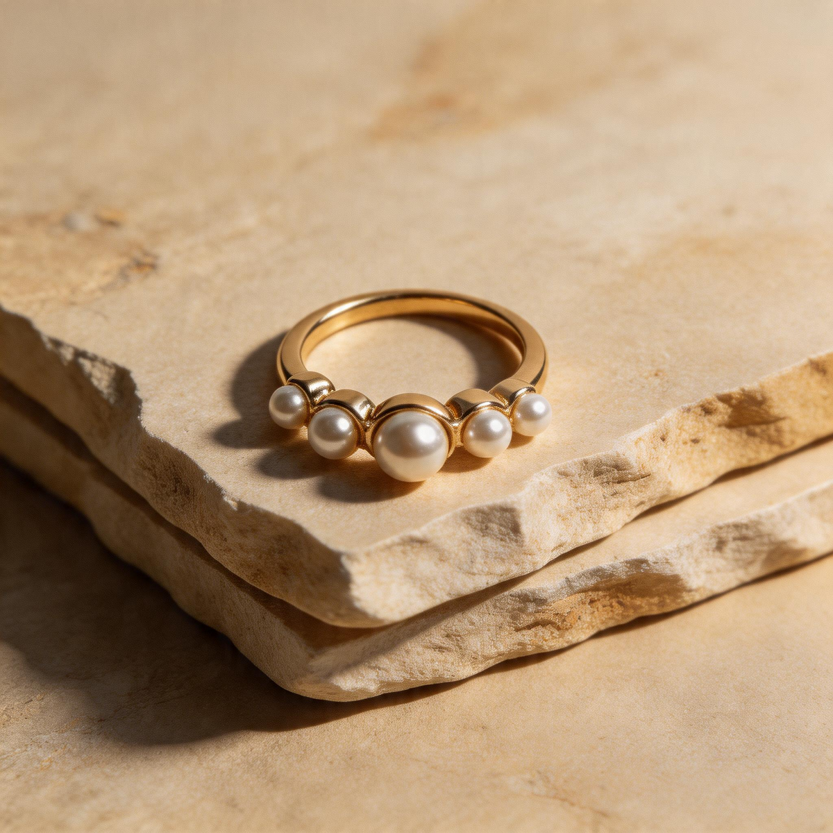 Pink Textured Ring - Image 1
