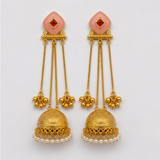 Sunehri Mehar Jhumkas